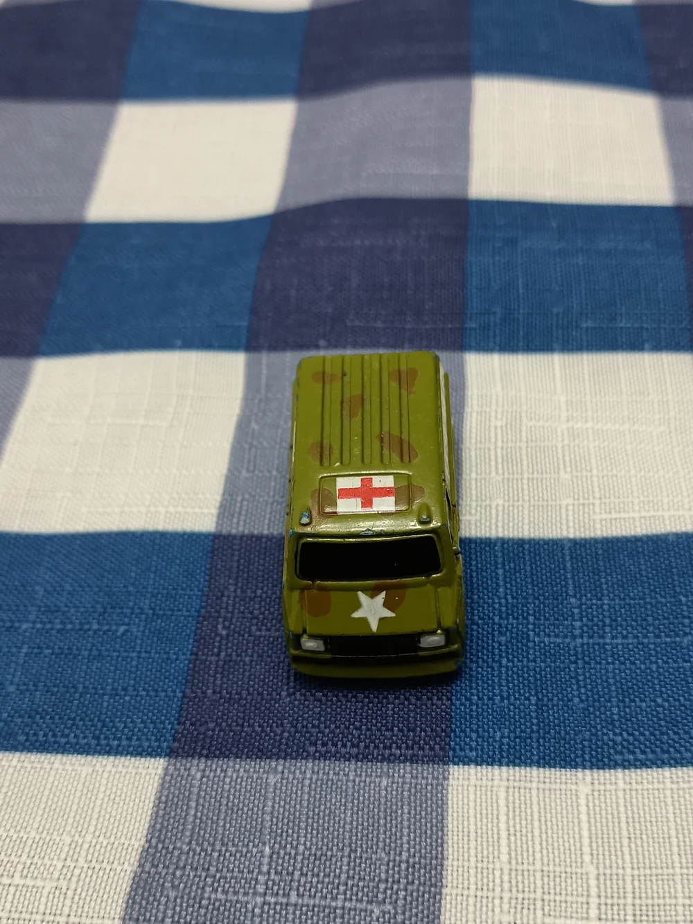 Vintage Miniature Military Van USMC Medic Funrise 1988 * Plastic *